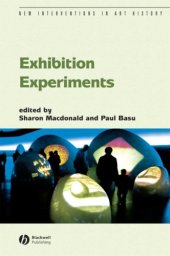 book Exhibition Experiments (New Interventions in Art History)