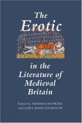 book The Erotic in the Literature of Medieval Britain