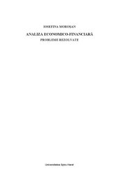 book Analiza economico-financiară. Probleme rezolvate