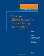 book Epilepsy: Global Issues For The Practicing Neurologist : World Federation of Neurology, Seminars in Clincal Neurology, Volume 2