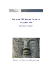 book The Asian EFL Journal Quarterly December 2006 Volume 8, Issue 4