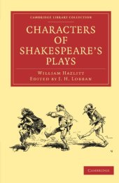 book Characters of Shakespeare’s Plays