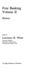 book Free Banking (Vol. II) History