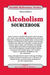 book Alcoholism Sourcebook, Third Edition