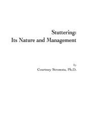 book Stuttering: Its Nature and Management