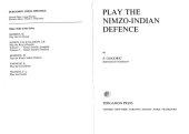 book Play the Nimzo-Indian Defence (Pergamon Chess Openings)