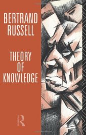 book Theory of Knowledge: The 1913 Manuscript