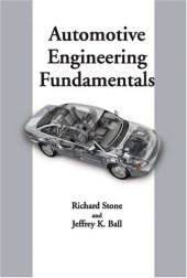 book Automotive Engineering Fundamentals