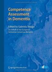 book Competence Assessment in Dementia