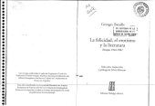 book La felicidad, el erotismo y la literatura: ensayos 1944-1961