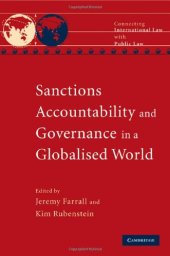 book Sanctions, Accountability and Governance in a Globalised World (Connecting International Law with Public Law)