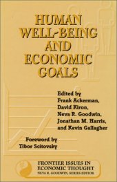 book Human Well-Being and Economic Goals (Frontier Issues in Economic Thought)