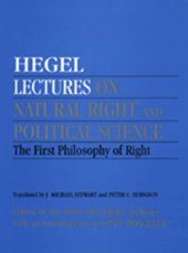 book Lectures on Natural Right and Political Science: The First Philosophy of Right