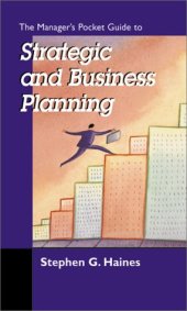 book The Manager's Pocket Guide to Strategic and Business Planning (Manager's Pocket Guide Series)