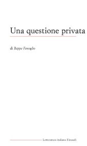 book Una questione privata