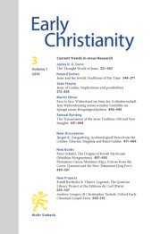 book Early Christianity 1.3 (2010) Current Trends in Jesus Research