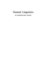 book General linguistics: an introductory survey. R. H. Robins