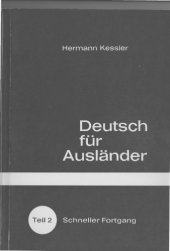 book Deutsch für Ausländer, Teil 2: Schneller Fortgang