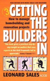 book Getting the Builders in: How to Manage Homebuilding and Renovation Projects