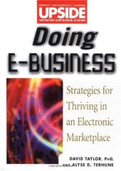 book Doing E-Business: Strategies for Thriving in an Electronic Marketplace (Upside Books)