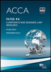 book ACCA - F4 Corporate and Business Law (English): Study Text
