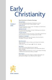 book Early Christianity 1.1 (2010) New Directions in Pauline Theology