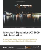 book Microsoft Dynamics AX 2009 Administration