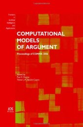 book Computational Models of Argument: Proceedings of COMMA 2006