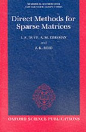 book Direct Methods for Sparse Matrices