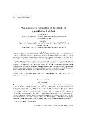 book Nonparametric estimation of the effects of quantitative trait loci