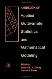 book Handbook of Applied Multivariate Statistics and Mathematical Modeling