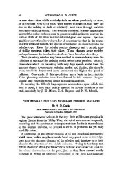 book Preliminary Note on Nebular Proper Motions