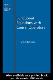 book Functional Equations with Causal Operators