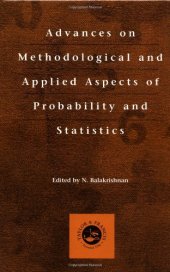 book Advances on methodological and applied aspects of probability and statistics; Vol. 1