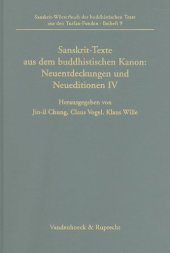 book Sanskrit-Texte aus dem buddhistischen Kanon: Neuentdeckungen und Neueditionen: Vierte Folge (SANSKRIT-WORTERBUCH   BEIHEFTE)