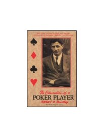 book The Education of a Poker Player