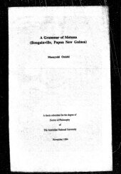 book A grammar of Motuna (Bougainville, Papua New Guinea)