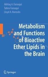 book Metabolism and Functions of Bioactive Ether Lipids in the Brain