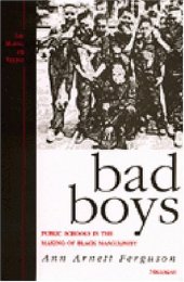 book Bad Boys: Public Schools in the Making of Black Masculinity (Law, Meaning, and Violence)