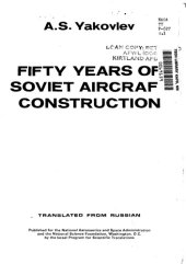 book Fifty Years of Soviet Aircraft Construction