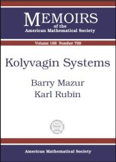 book Kolyvagin Systems