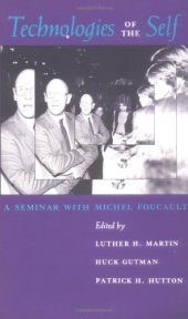 book Technologies of the Self: A Seminar With Michel Foucault