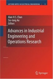 book Advances in Industrial Engineering and Operations Research (Lecture Notes Electrical Engineering) (Lecture Notes in Electrical Engineering)