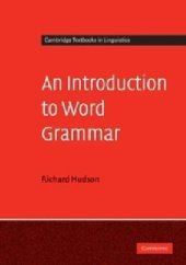 book An Introduction to Word Grammar