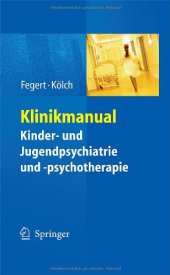 book Klinikmanual Kinder- und Jugendpsychiatrie und -psychotherapie