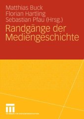 book Randgänge der Mediengeschichte