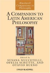 book A Companion to Latin American Philosophy