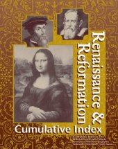 book Renaissance and Reformation, Cumulative Index