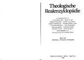 book Theologische Realenzyklopädie, Bd 8: Chlodwig - Dionysius Areopagita