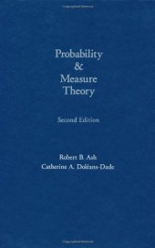 book Probability and measure theory